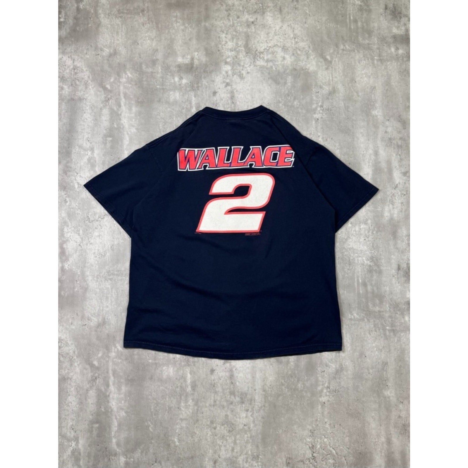 Vintage Rusty Wallace #2 Miller Lite Racing Nascar Graphic T-Shirt Size XL