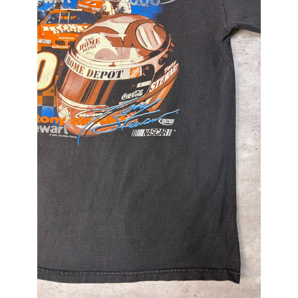 Vintage 2000 Tony Stewart Home Depot Racing Nascar Graphic T-Shirt Size Medium
