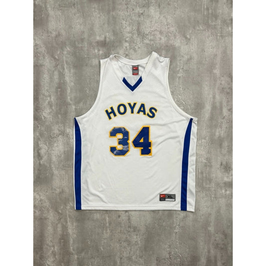 Vintage 2000s Georgetown Hoyas NCAA #34 Binyoti Nike Basketball Jersey Size XL