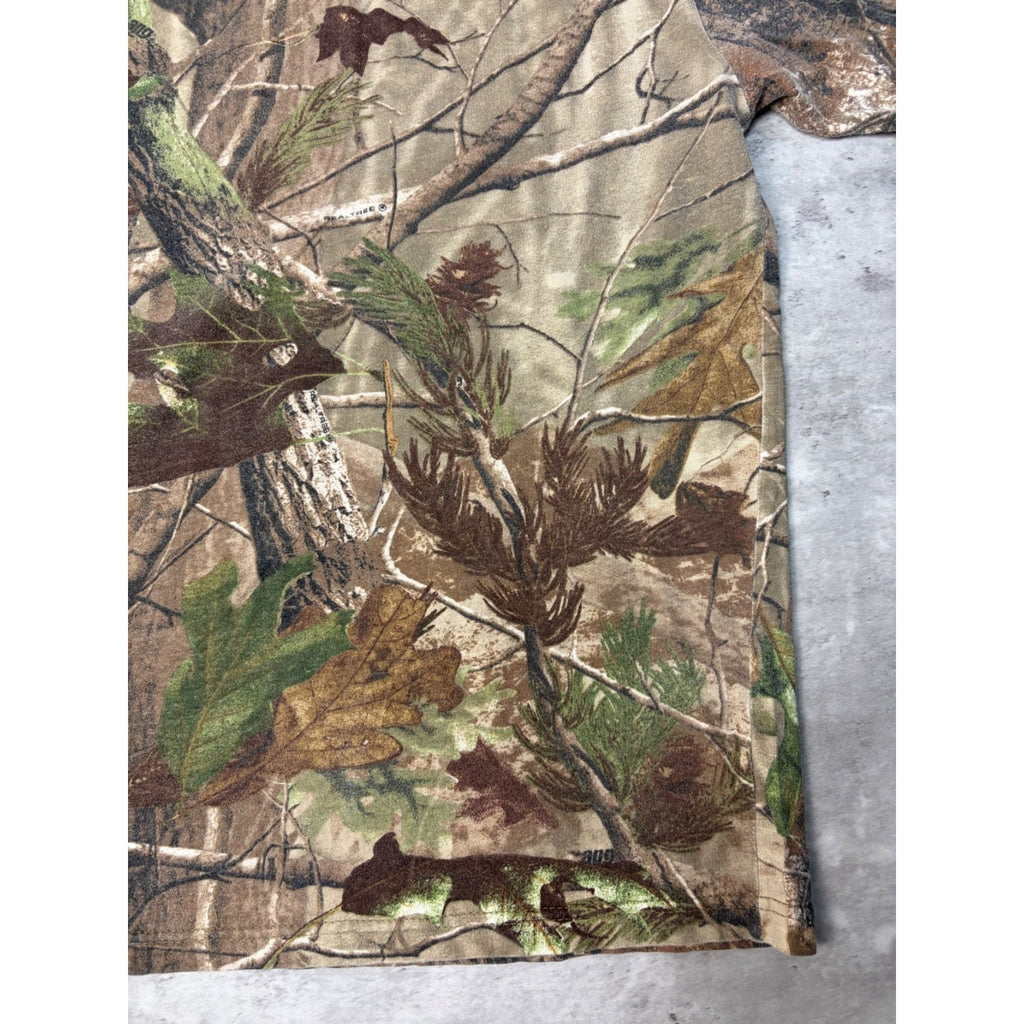 Vintage Code V Apg Tree Camo Hunting T-Shirt Size XL