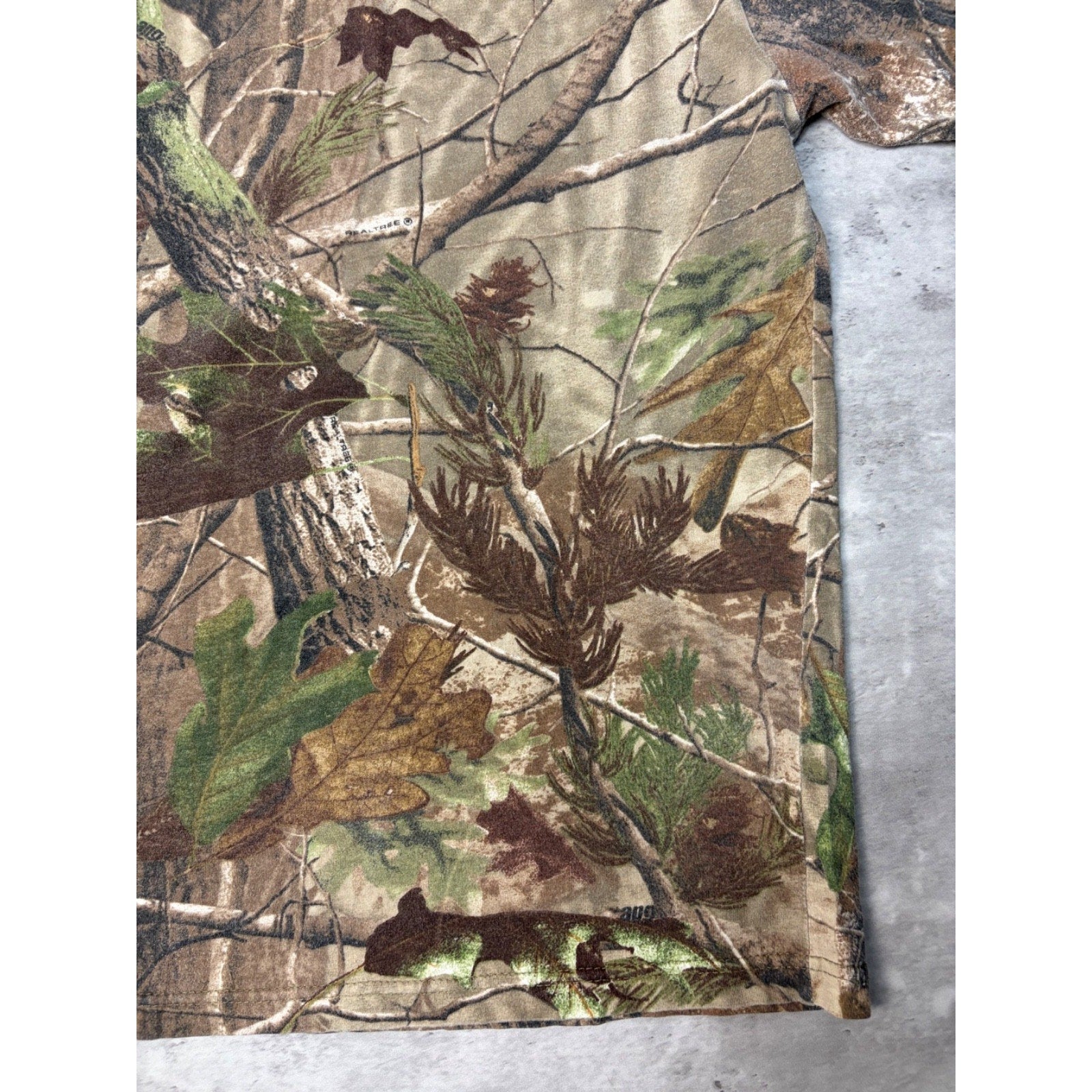 Vintage Code V Apg Tree Camo Hunting T-Shirt Size XL