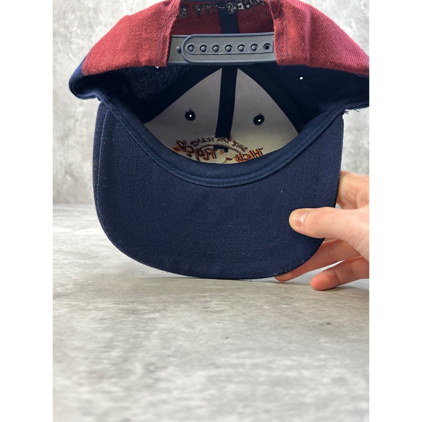 Vintage 90s Hard Rock Cafe Miami Embroidered Destination Snapback Hat OSFA