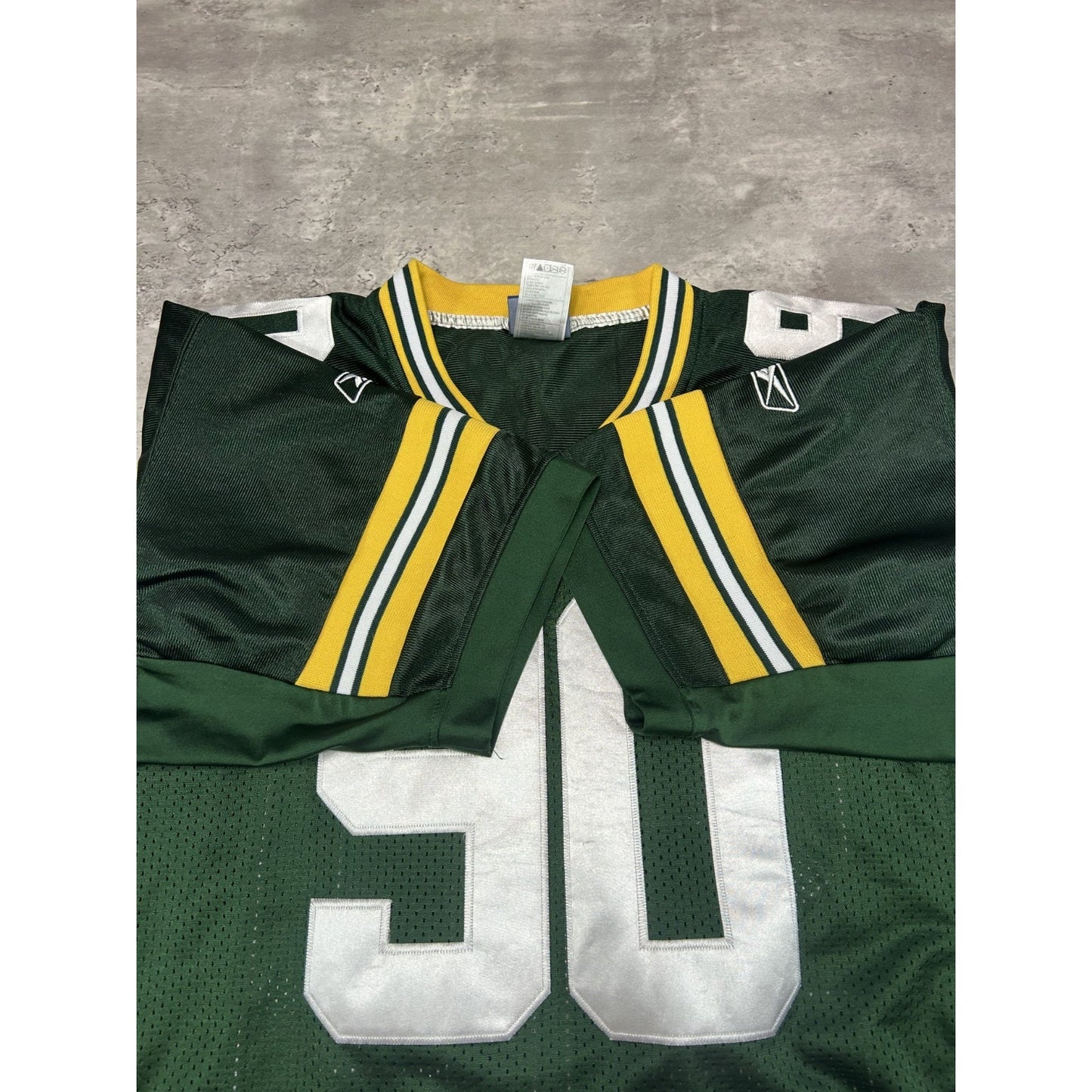 B.J. Raji #90 Green Bay Packers NFL Reebok Football Jersey Size Medium Green