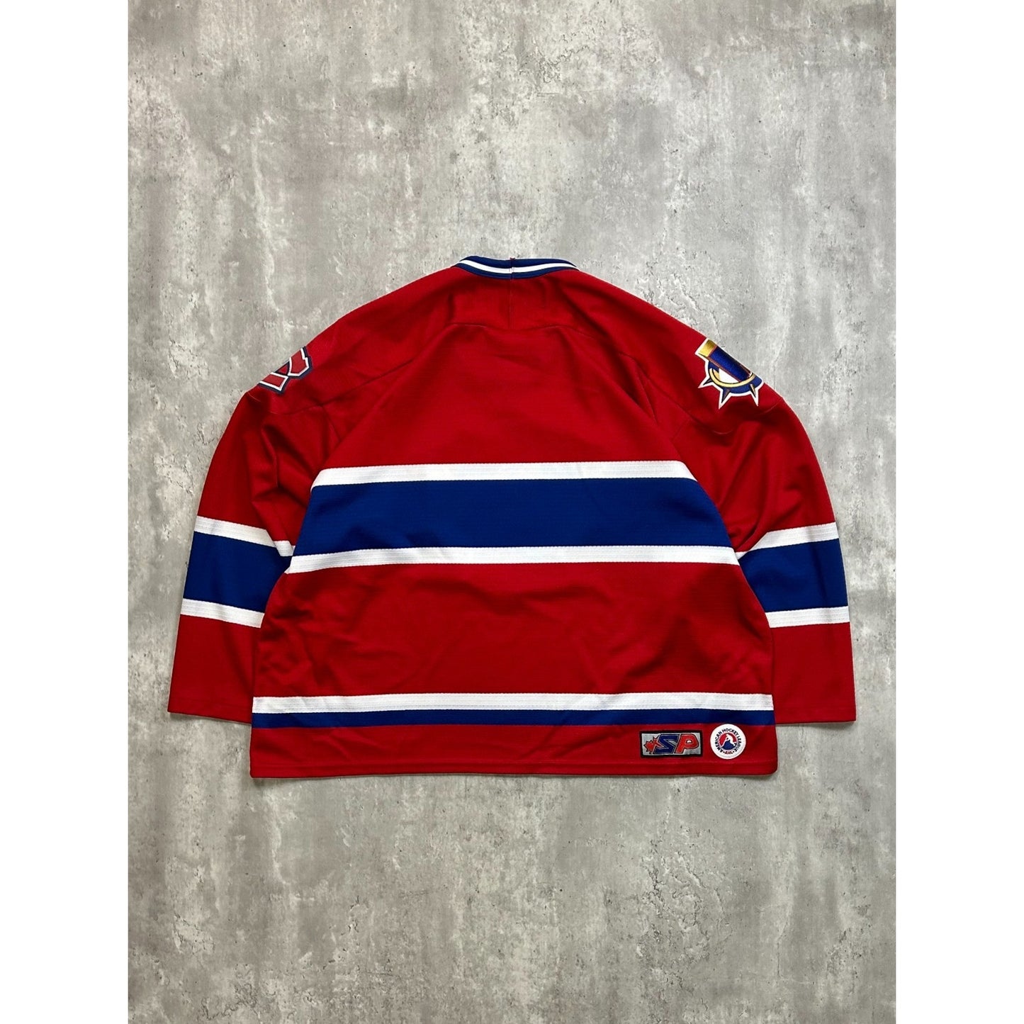 Vintage Hamilton Bulldogs OHL Stitched Hockey Jersey Size 2XL