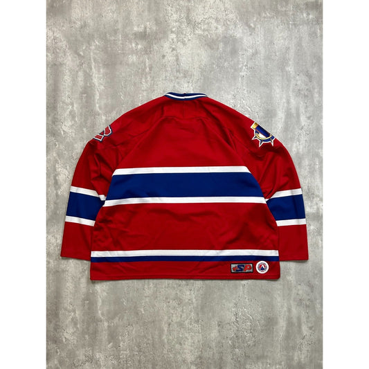 Vintage Hamilton Bulldogs OHL Stitched Hockey Jersey Size 2XL