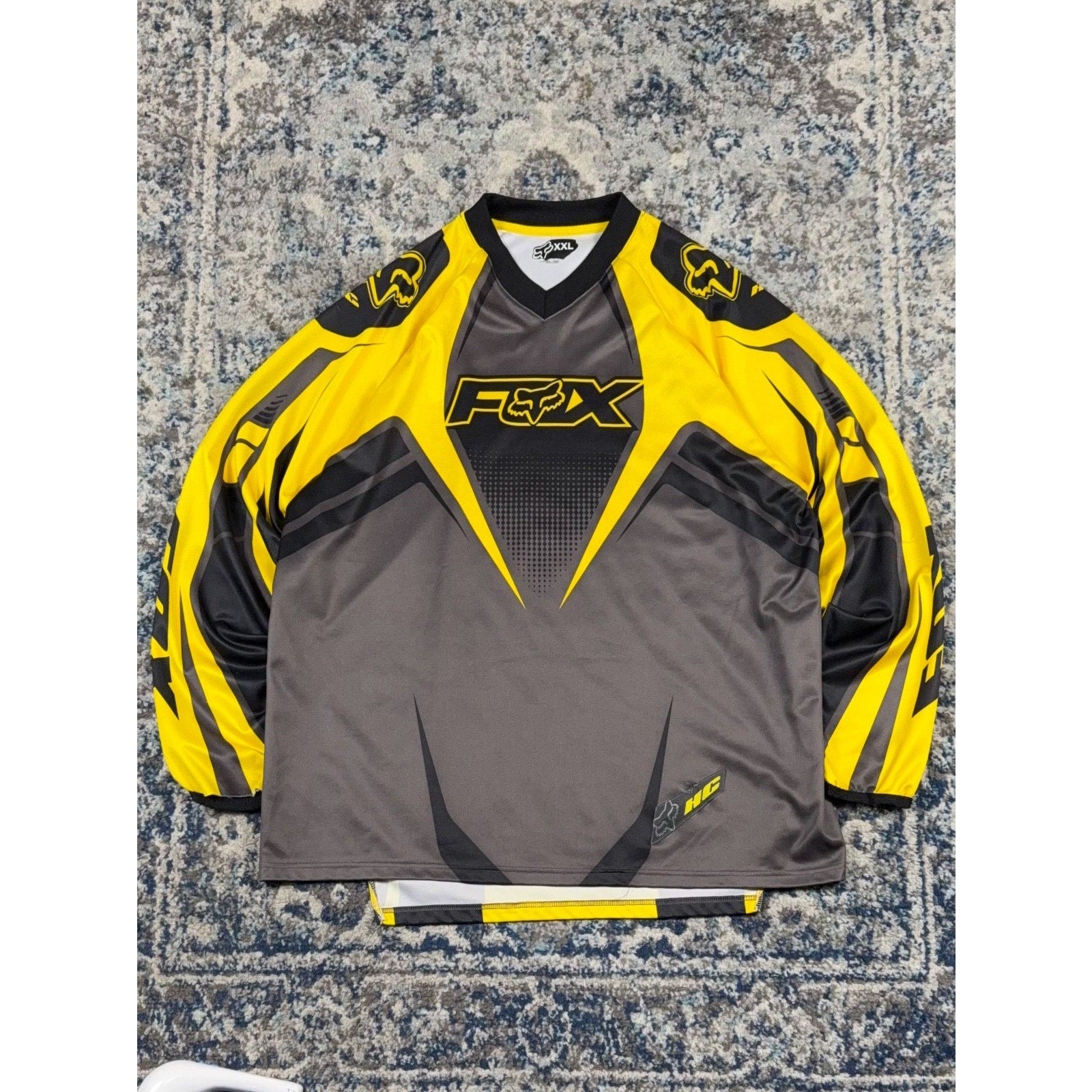 Vintage Fox Racing HC Motocross Long Sleeve Jersey Size 2XL