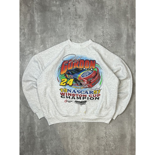 Vintage 1997 Jeff Gordon #24 NASCAR Winston Cup Champion Sweatshirt Size 2XL