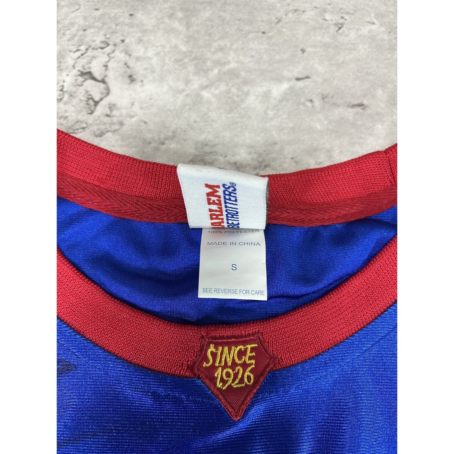 Vintage Harlem Globetrotters Flight Time #4 Basketball Jersey Size Small