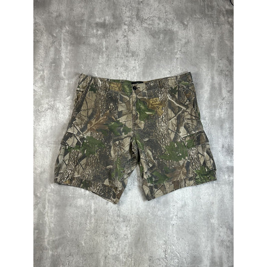 Vintage Red Head Realtree Hardwoods Camo Hunting Cargo Shorts Size XL