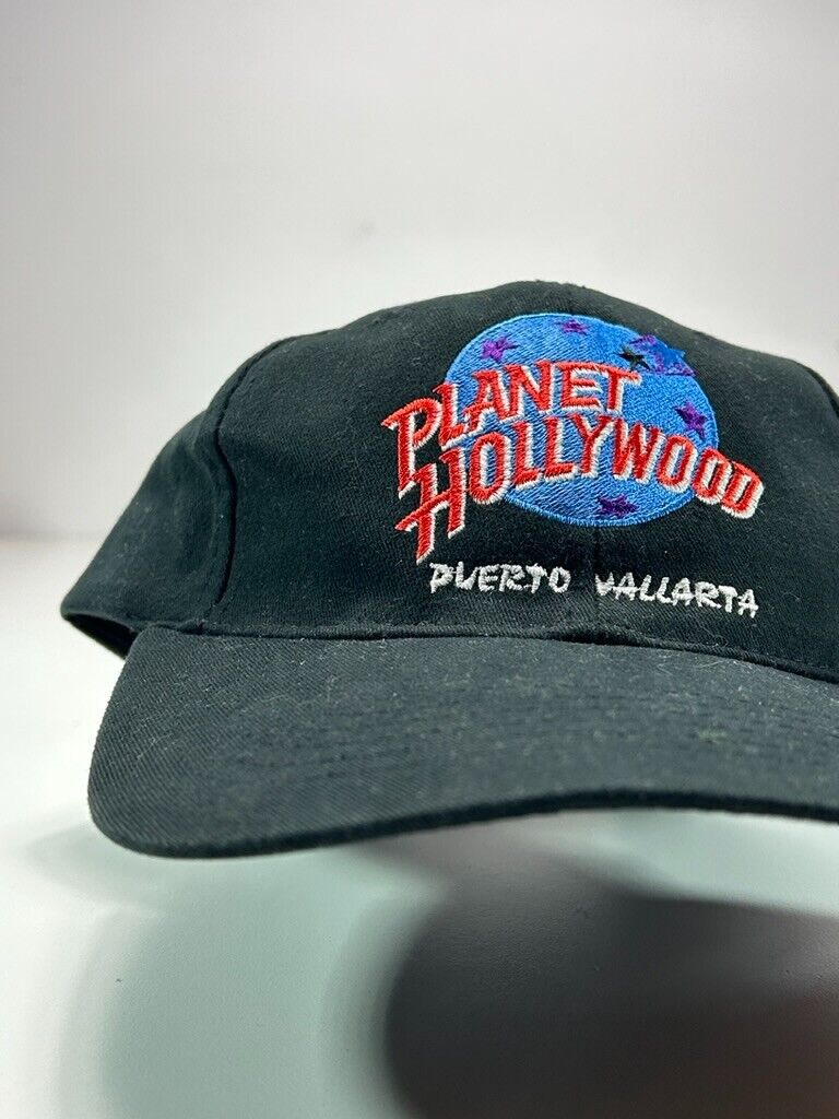 Vintage Planet Hollywood Puerto Vallarta Embroidered Logo Snapback Hat OSFA