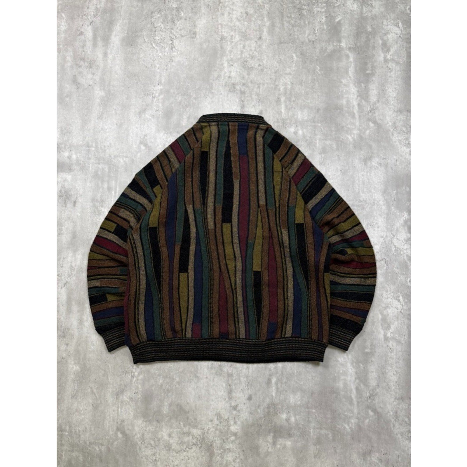 Vintage Protege Geometric Pattern Knit Sweater Size XL