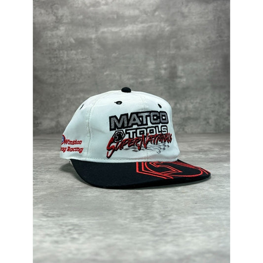 Vintage 90s Matco Tools Supernationals Embroidered Nascar Snapback Hat OSFA