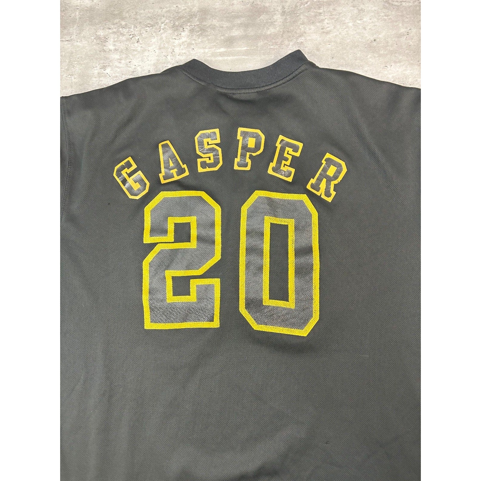 Vintage 2000s Falcons #20 Gasper Stitched Nike Baseball Jersey Size XL