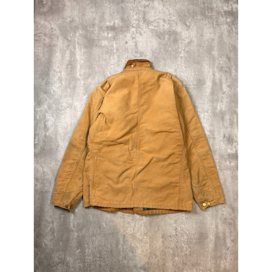 Vintage 1989 Carhartt Blanket Lined 100th Anni Canvas Workwear Chore Jacket XL