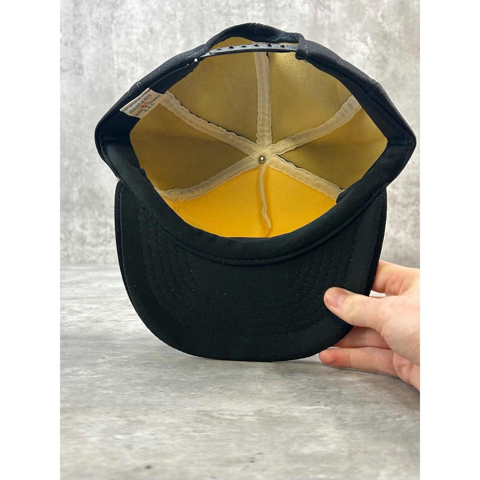 Vintage 80s Crispin Auto Wrecking Spellout Trucker Snapback Hat OSFA