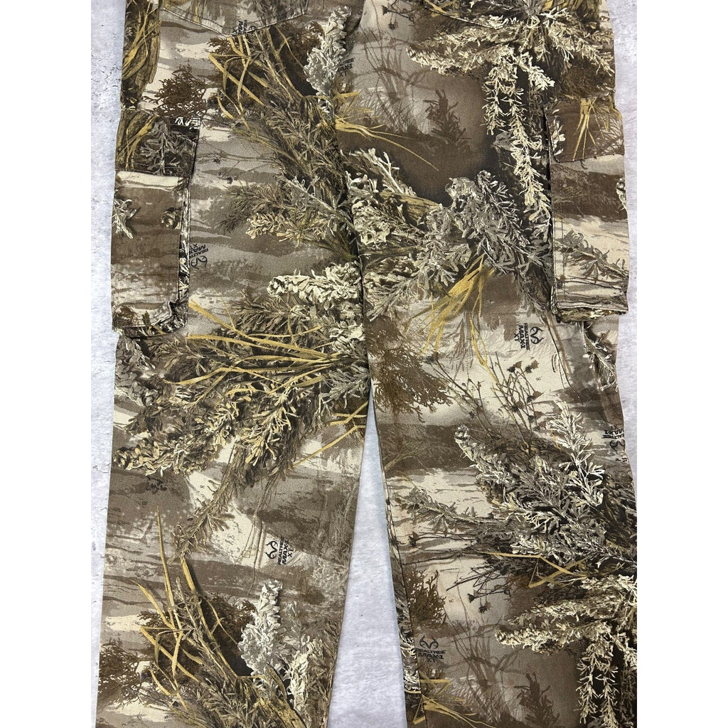 Vintage Realtree Max-1 Tree Camo Utility Cargo Hunting Pants Size 34