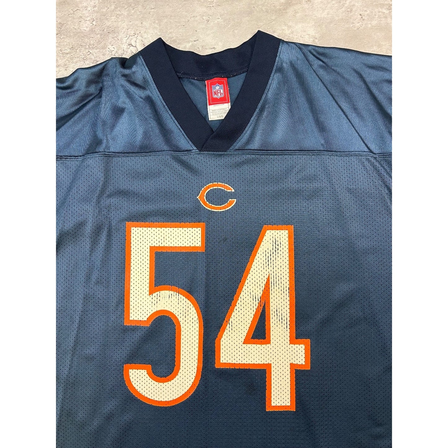 Vintage Brian Urlacher #54 Chicago Bears Reebok Football Jersey Size Large
