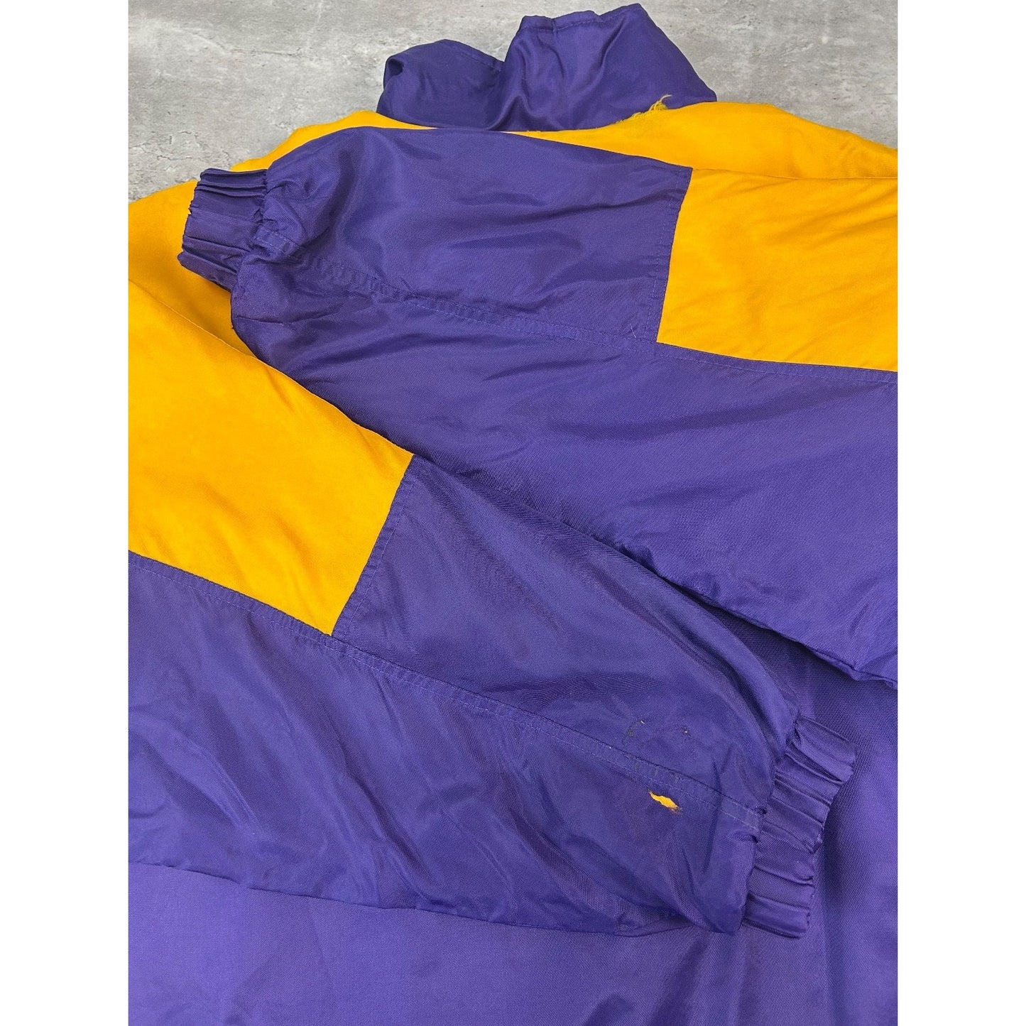 Vintage Minnesota Vikings NFL Insulated Full Zip Football Jacket Size Large