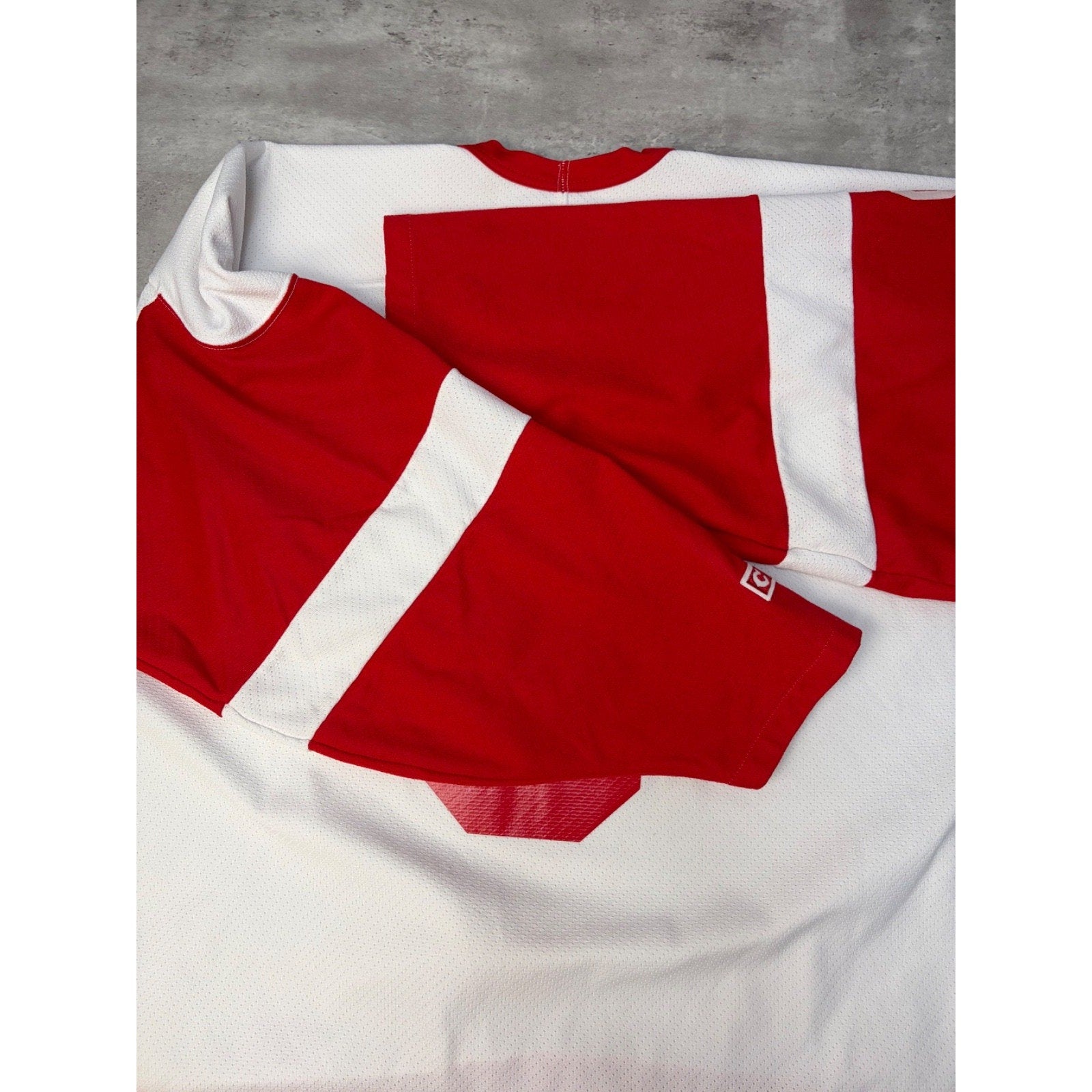 Vintage Nicklas Lidstrom #5 Detroit Red Wings NHL Stitched Hockey Jersey Sz 2XL