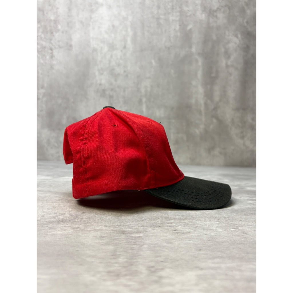 Vintage Wisconsin Badgers NCAA Embroidered Logo YOUTH Snapback Hat OSFA