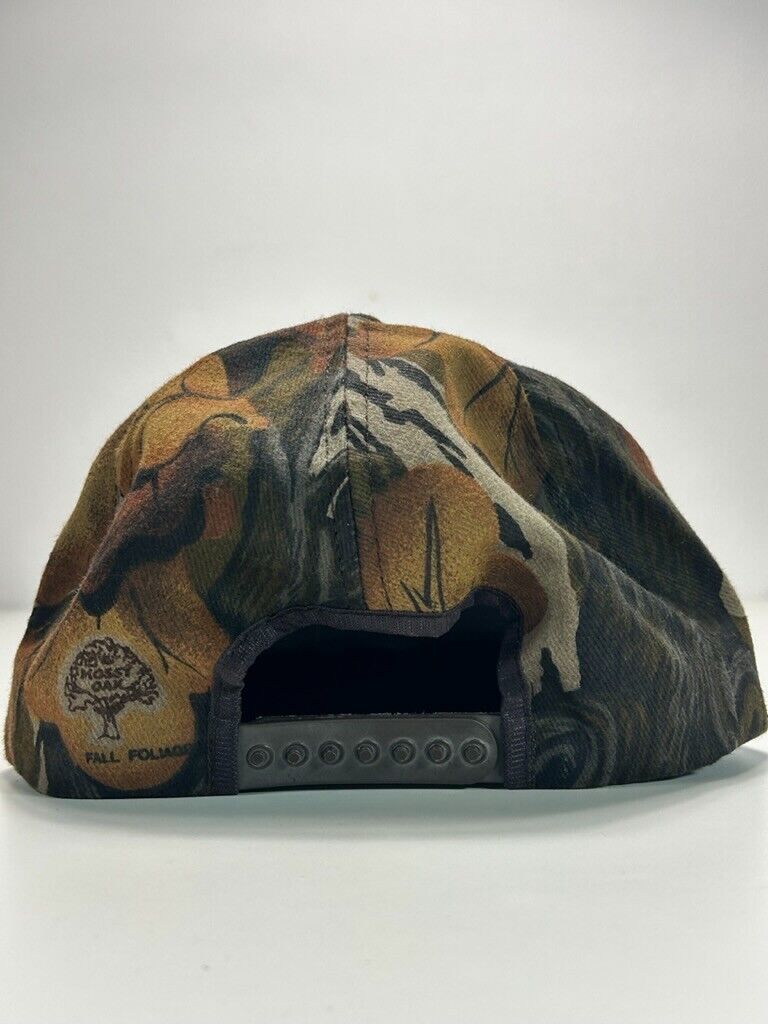 Vintage 80s/90s Gander Mountain Mossy Oak Fall Foliage Hunting Snapback Hat OSFA