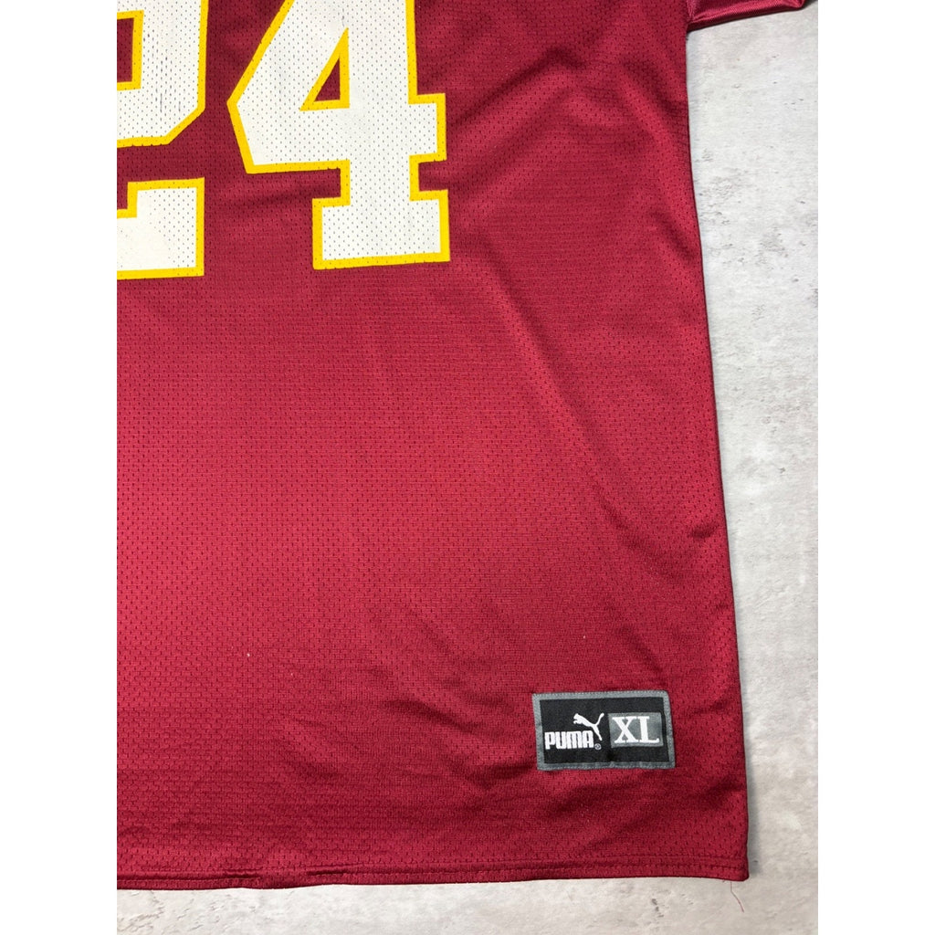 Vintage Champ Bailey #24 Washington Redskins NFL Puma Football Jersey Size XL