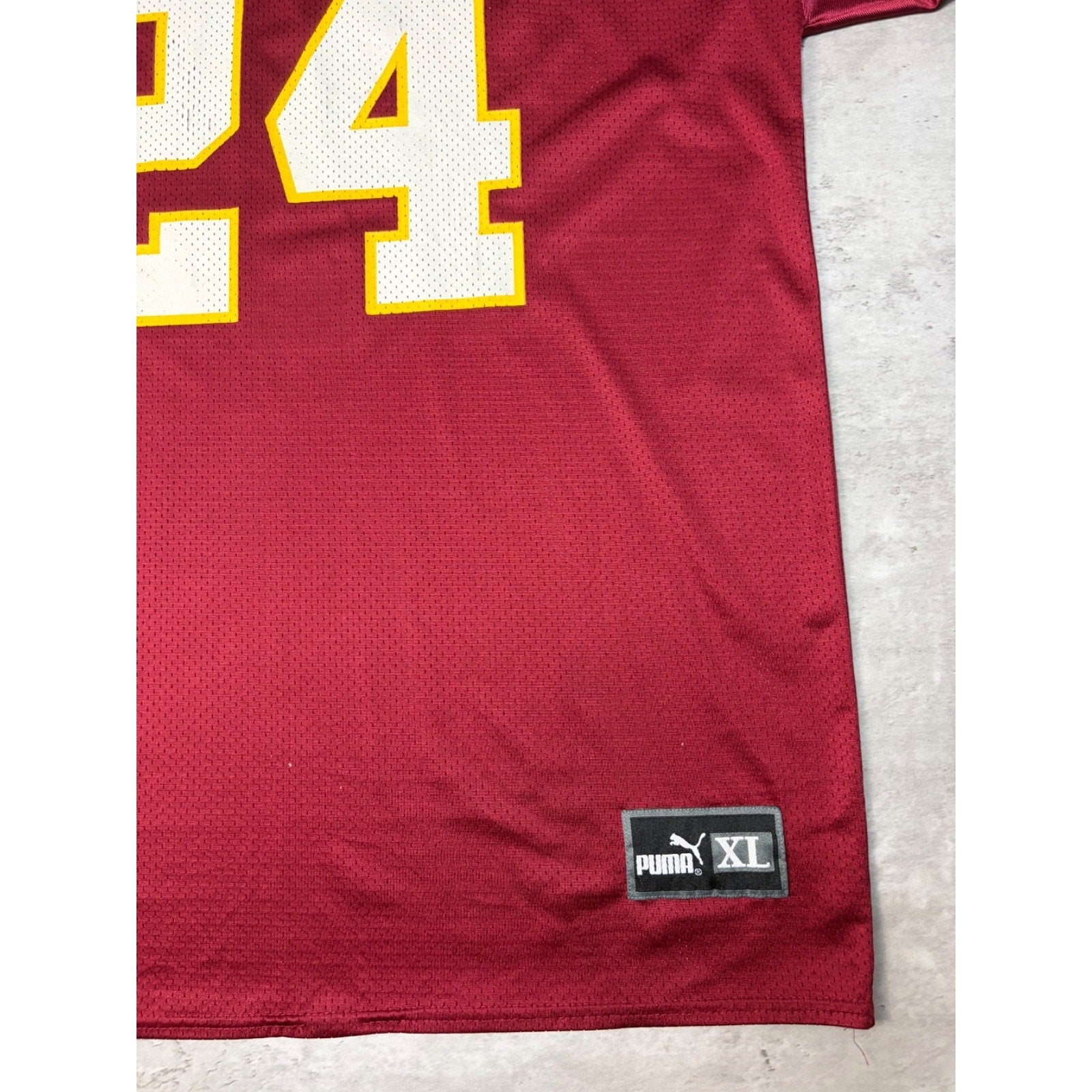 Vintage Champ Bailey #24 Washington Redskins NFL Puma Football Jersey Size XL