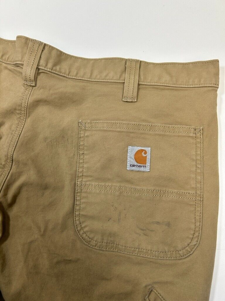 Carhartt Relaxed Fit Work Wear Carpenter Pants Size 39W 102291 Beige