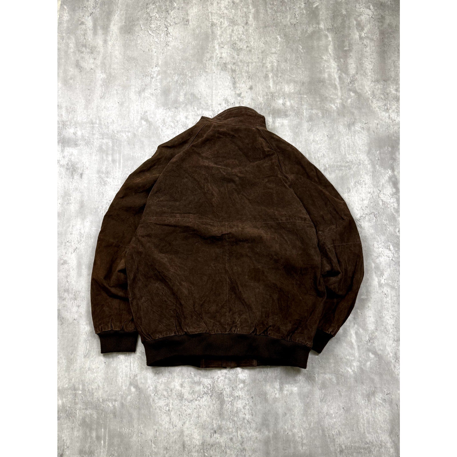 Vintage Denver Hayes Fleece Lined Full Zip Suede Jacket Size Large