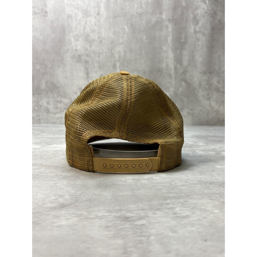 Vintage 1989 Carhartt Centennial Embroidered Patch Trucker Snapback Hat OSFA