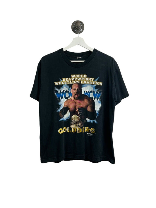 Vintage 1993 Goldberg WCW World Heavyweight Wrestling Champion T-Shirt Sz Medium