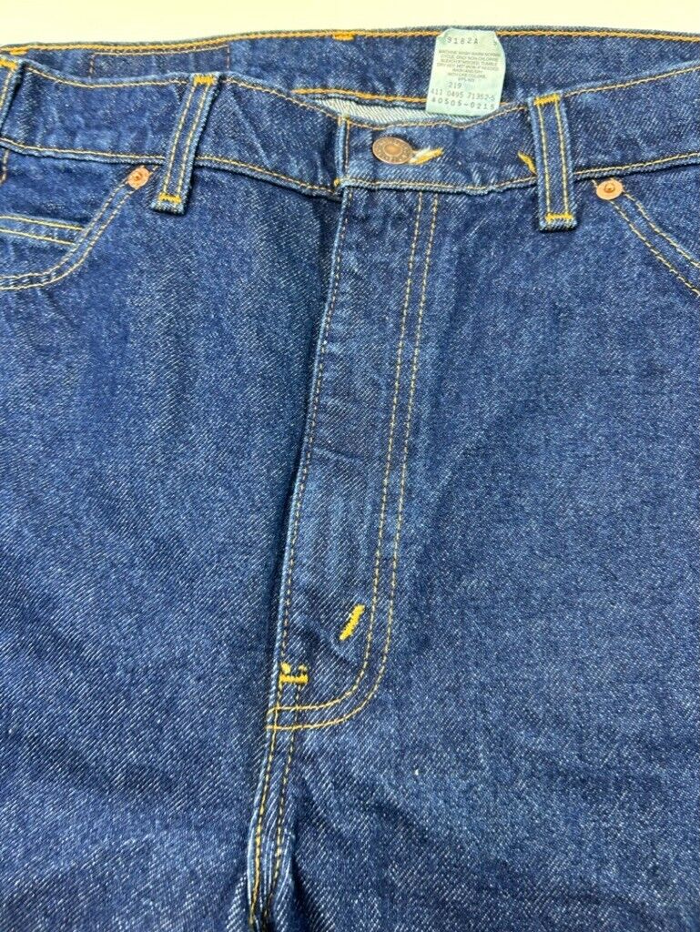 Vintage 90s Levis 505 Straight Leg Regular Fit Dark Wash Denim Pants Size 36