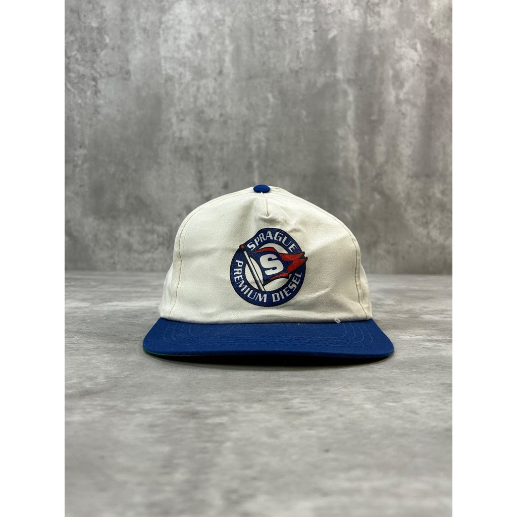 Vintage 90s Sprague Premium Diesel Graphic Logo Snapback Hat OSFA