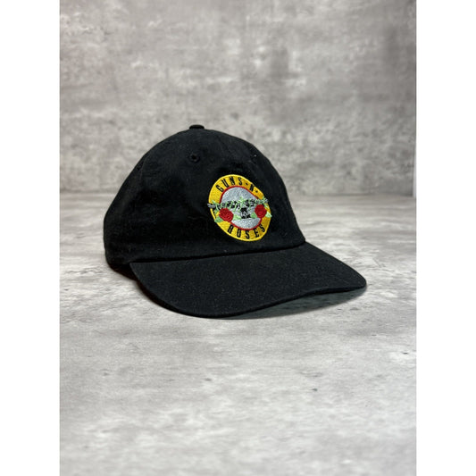 Vintage Guns And Roses Embroidered Logo Rock Music Strapback Hat OSFA
