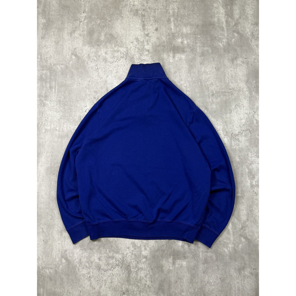 Vintage Polo Golf 1/4 Zip Pullover Collared Blue Sweatshirt Size Medium