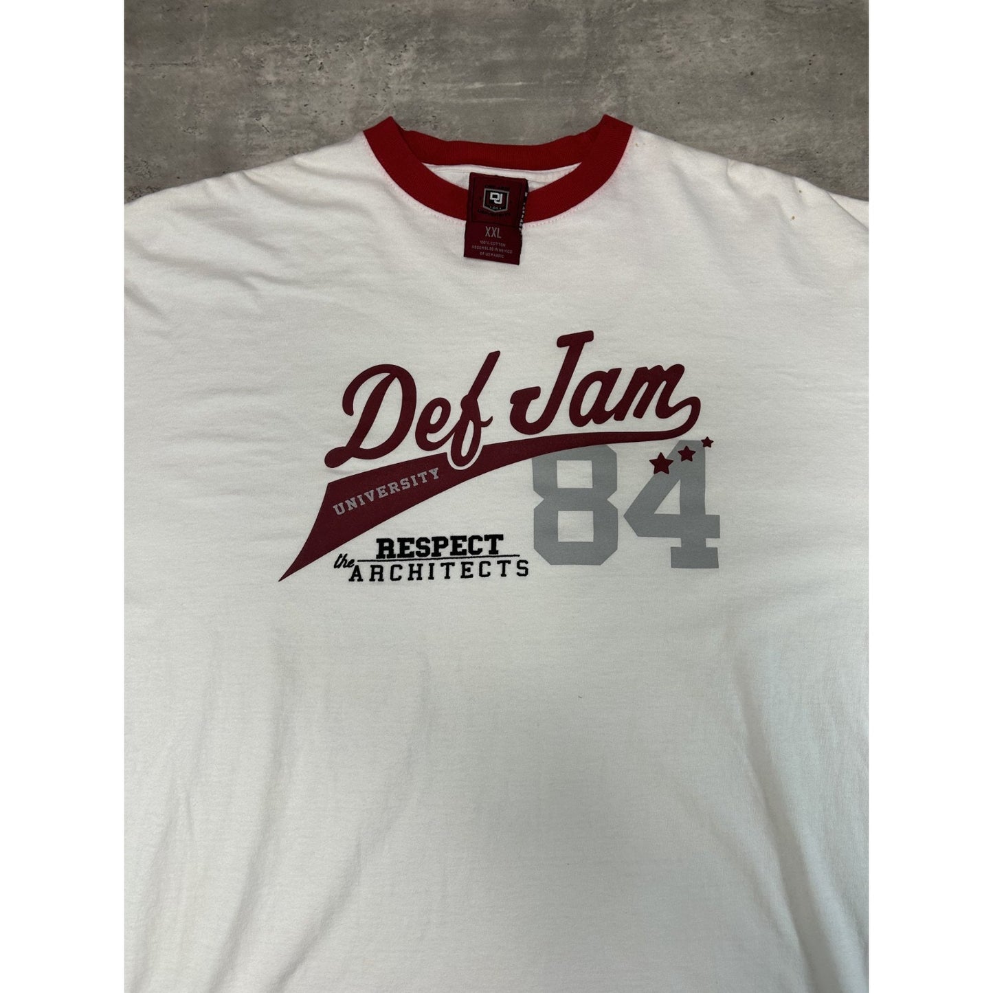 Vintage 2000s Def Jam Graphic Spellout Long Sleeve T-Shirt Size 2XL