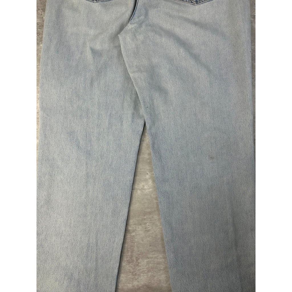 Vintage 90s Women's Levis 512 Slim Fit Red Tab Light Wash Denim Pants Size 36
