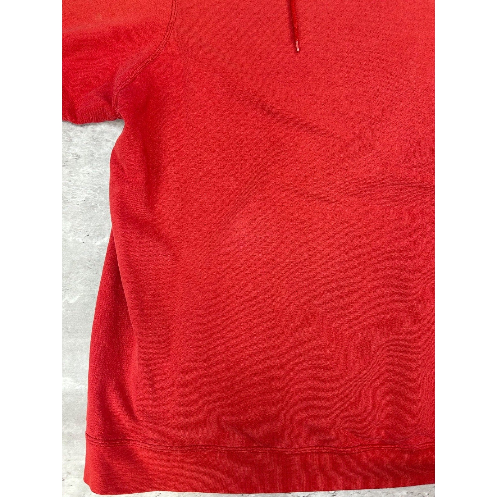 Vintage 2000s Nike Embroidered Middle Swoosh Hooded Red Sweatshirt Size 2XL