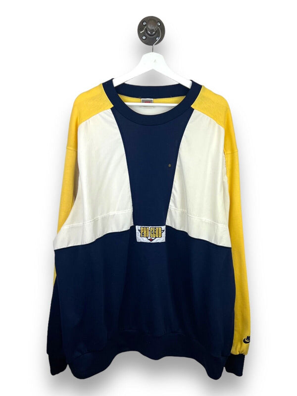 Vintage 80s/90s Nike Pro Club Tricolor Crewneck Sweatshirt Size XL