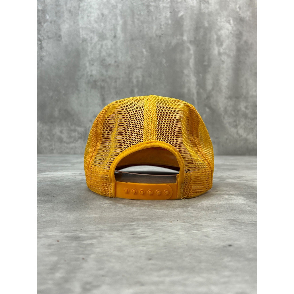 Vintage 80s/90s United States Marines Graphic Crest Trucker Snapback Hat OSFA