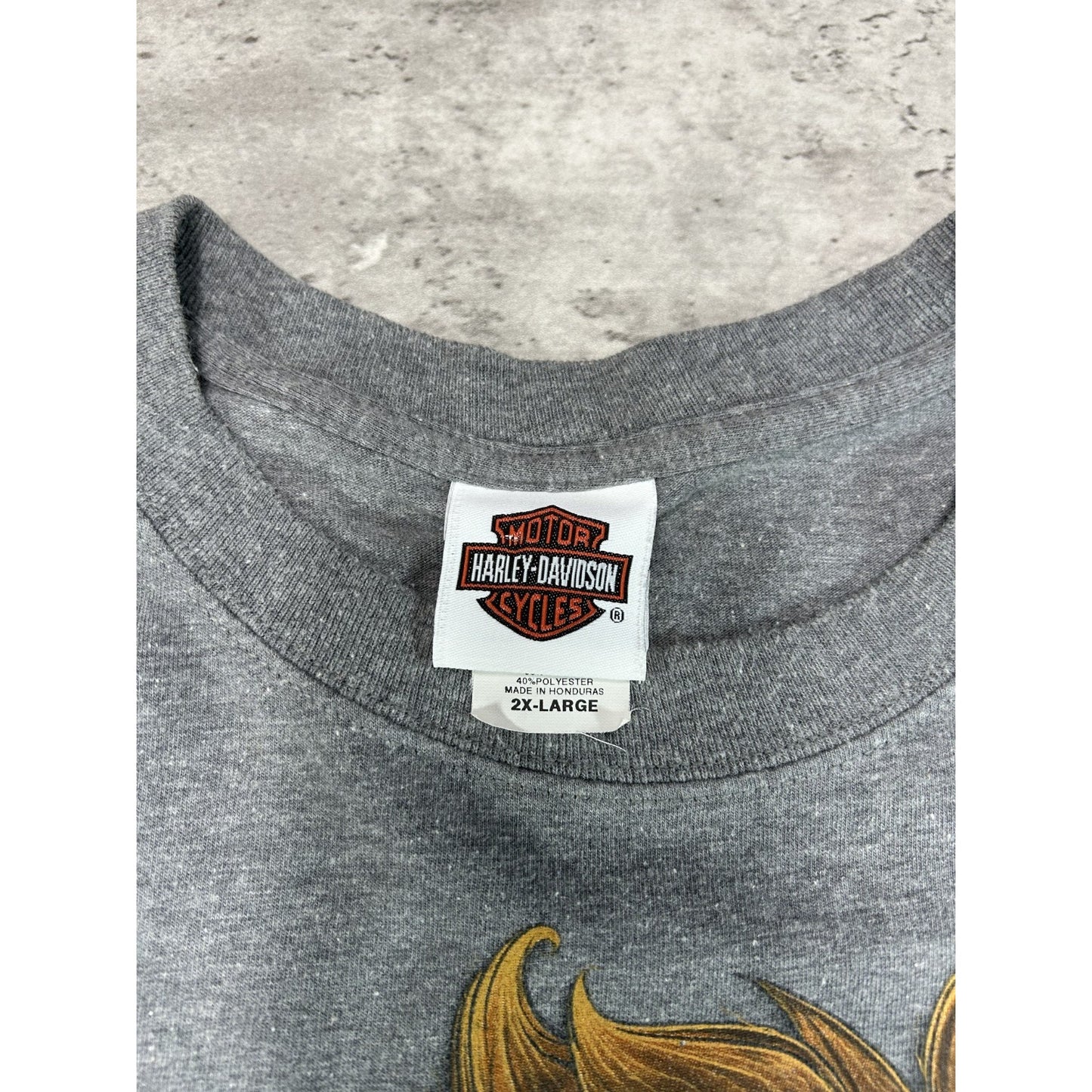 Harley Davidson Motorcycles Clown Graphic T-Shirt Size 2XL Gray