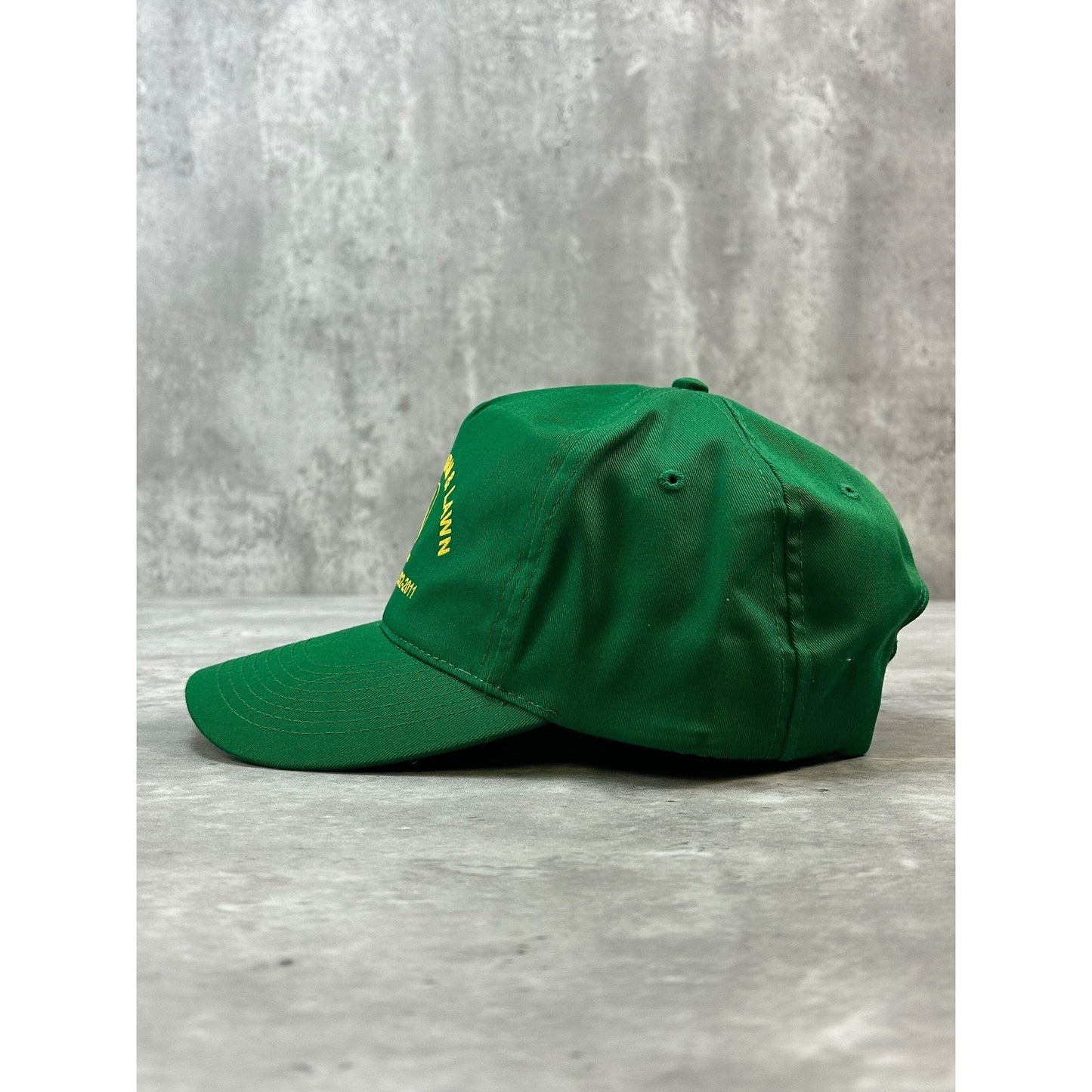 Vintage 90s John Deere Donald Farm & Lawn Graphic Spellout Snapback Hat OSFA