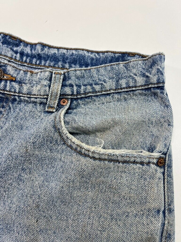 Vintage 90s Levi's 550 XX Light Wash Denim Pants Size 34