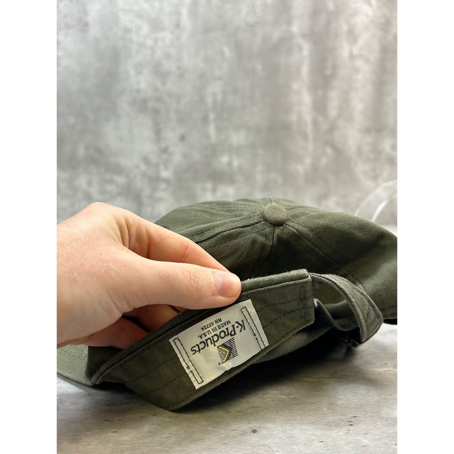 Vintage Busch Bass Fishing Embroidered Spellout Beer Promo Strapback Hat OSFA