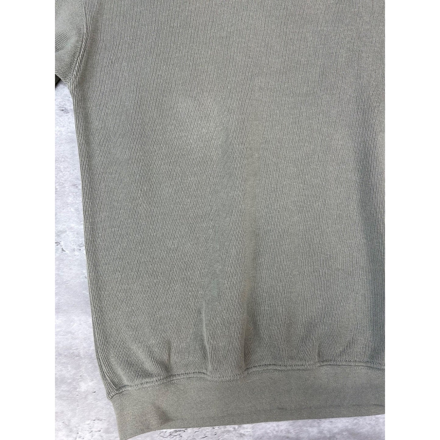 Vintage 90s Big Dogs Embroidered Spellout 1/4 Zip Pullover Sweatshirt Size XL