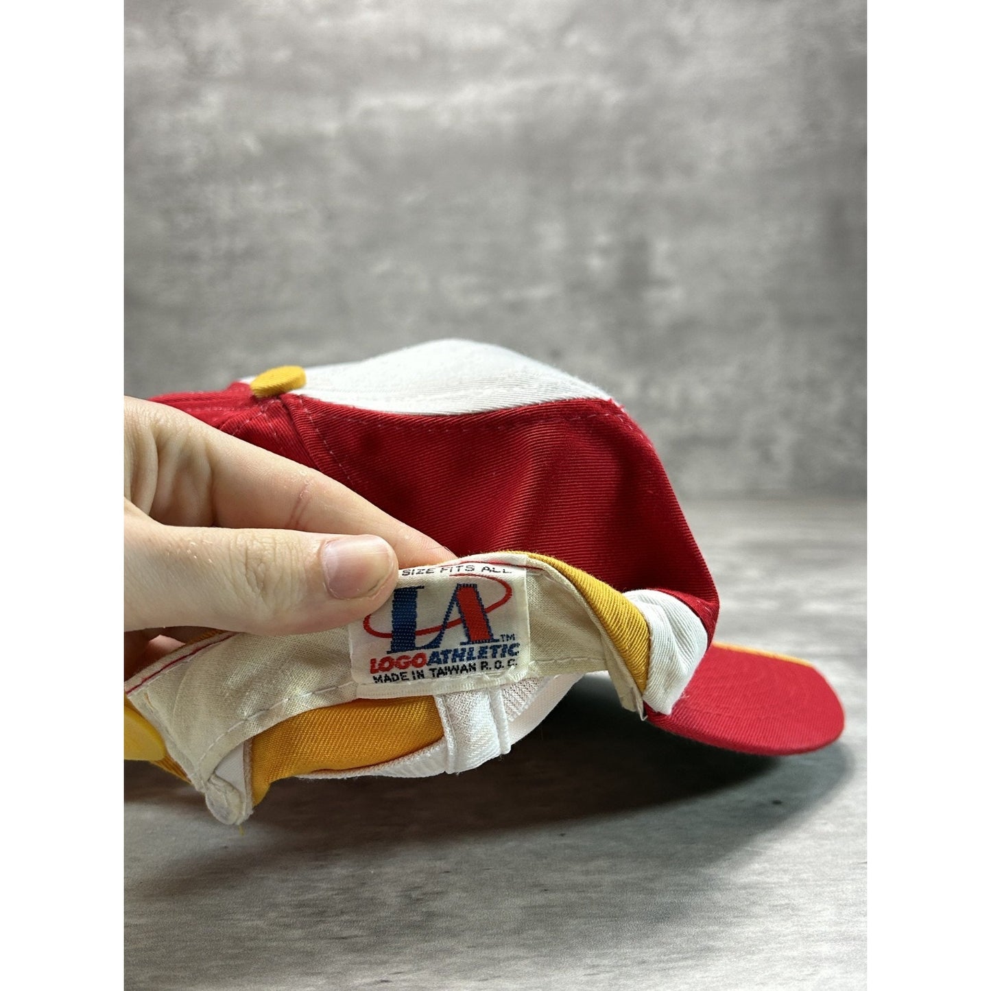 Vintage 90s Team Germany World Cup Embroidered Soccer Spellout Snapback Hat OSFA