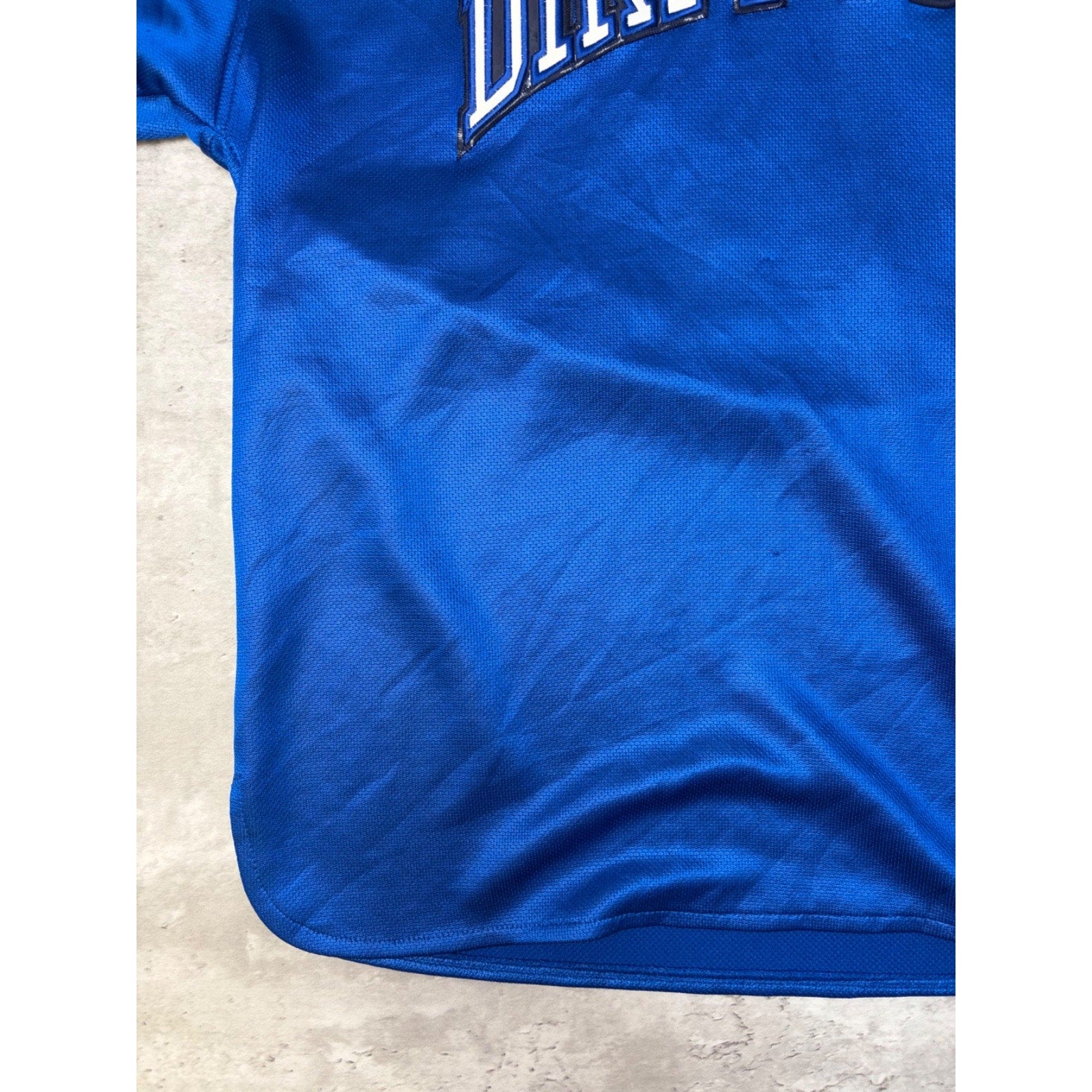 Vintage Y2K Dirty South #23 Stitched Arc Spellout Blue Football Jersey Size XL
