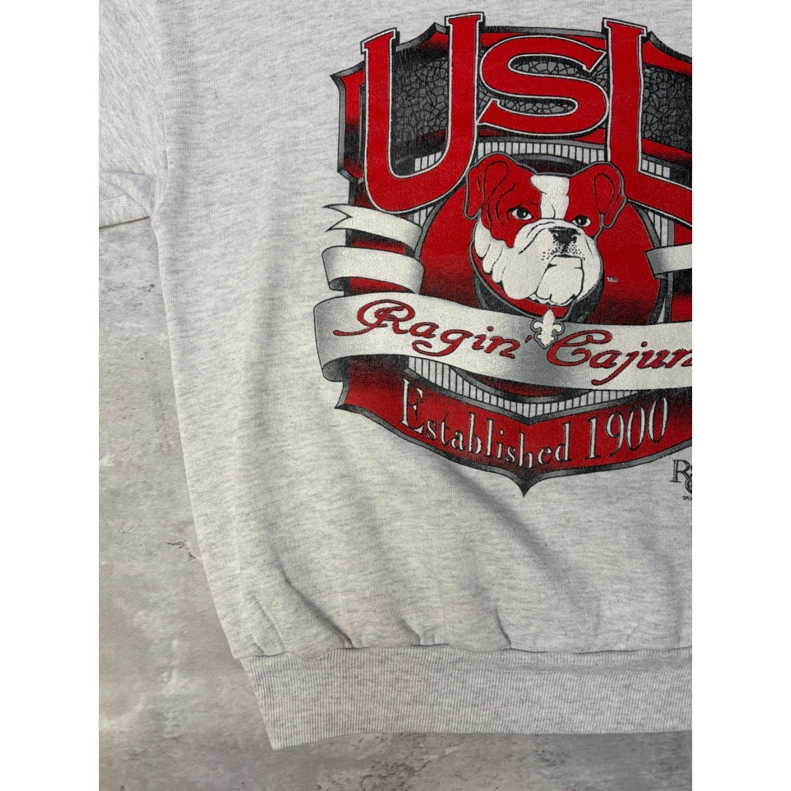Vintage Southwestern Louisiana Ragin' Cajuns NCAA Sweatshirt Sz Medium