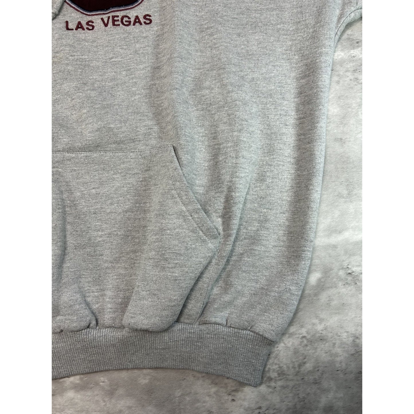 Vintage Hard Rock Cafe Las Vegas Hooded Destination Sweatshirt Size Small Gray