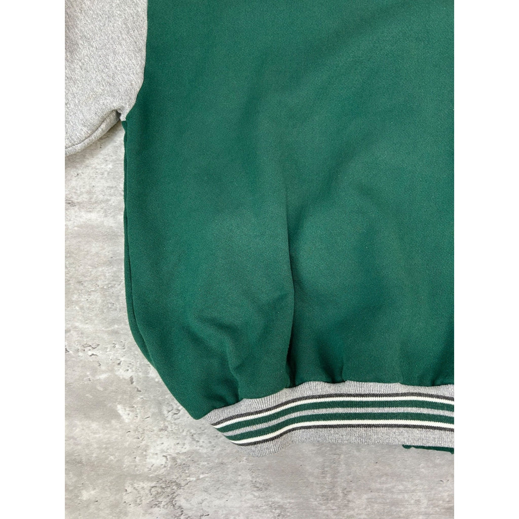 Vintage 90s Green Bay Packers NFL Embroidered Logo Bomber Jacket Size 2XL